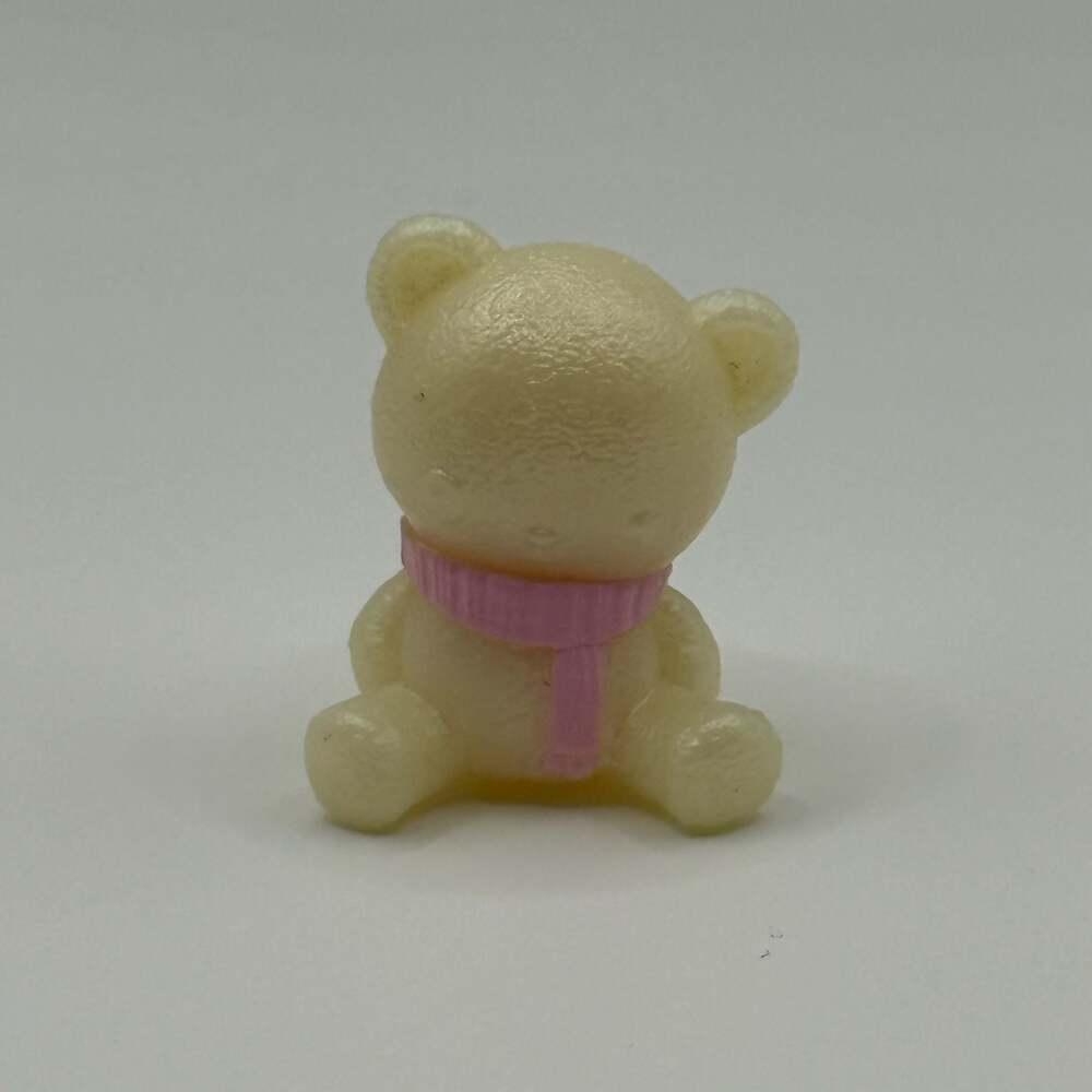 Vintage Bear Trinket/Toy w Pink Scarf